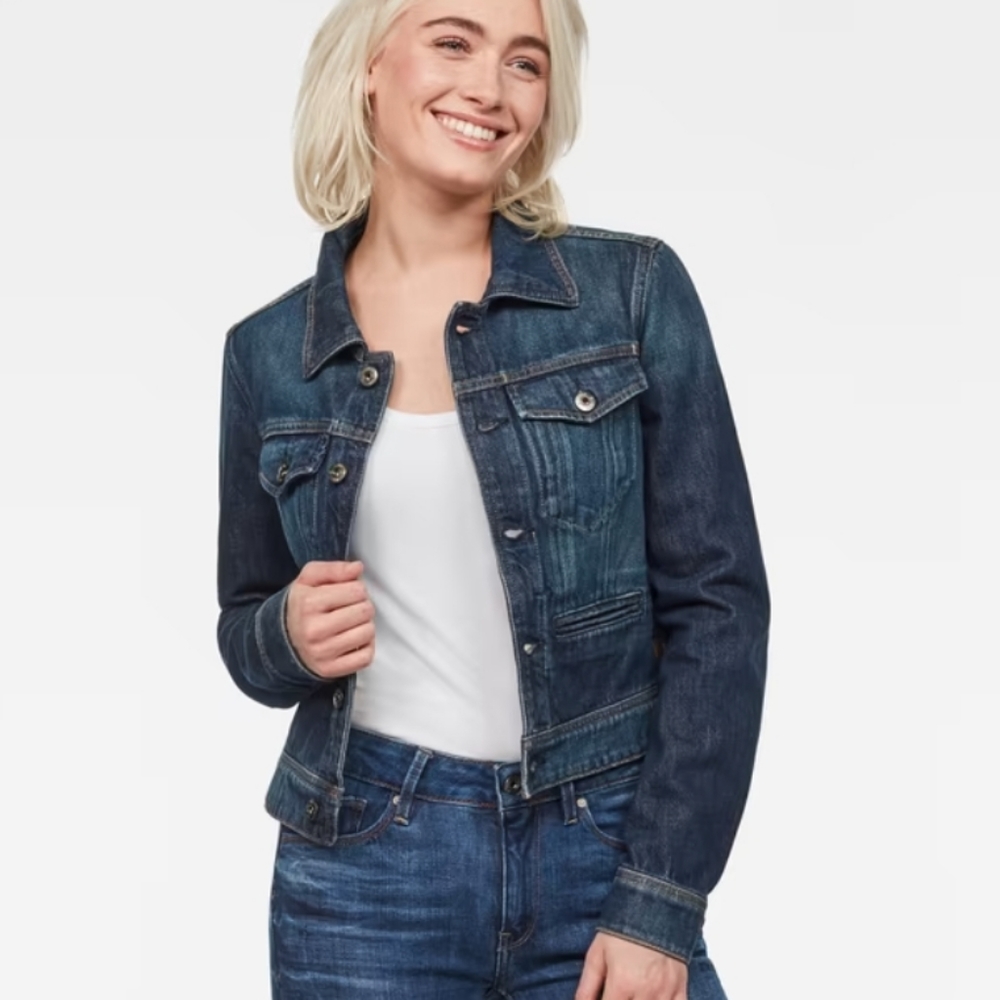 NWT G-Star Raw D-Staq Deconstructed Denim Jacket - Picture 5 of 16